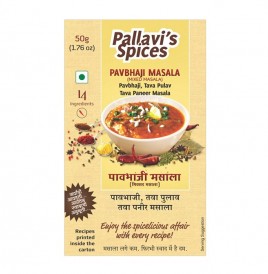 Pallavi's Spices Pavbhaji Masala (Mixed Masala)  Pack  50 grams